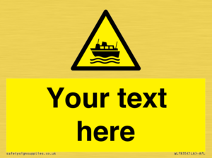 Custom warning ferries crossing vessels